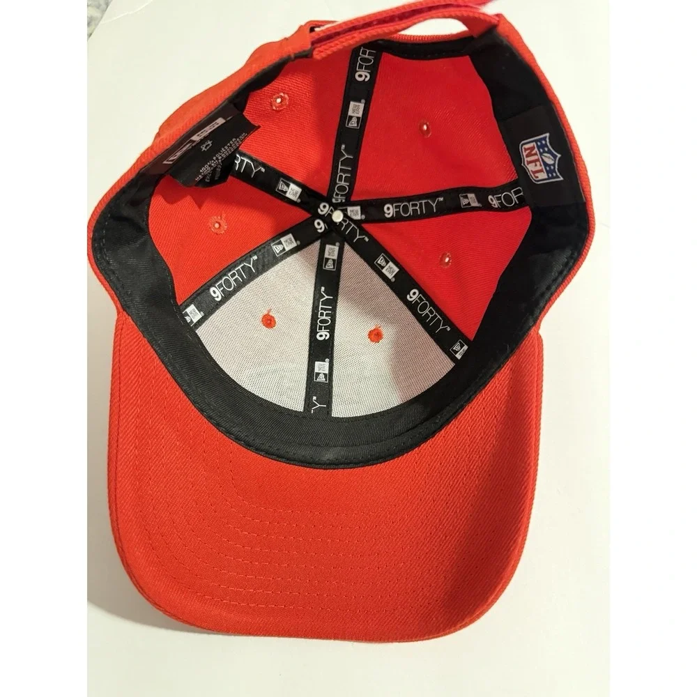 New Era Kansas City Chiefs Red Hat with White and Black Logo